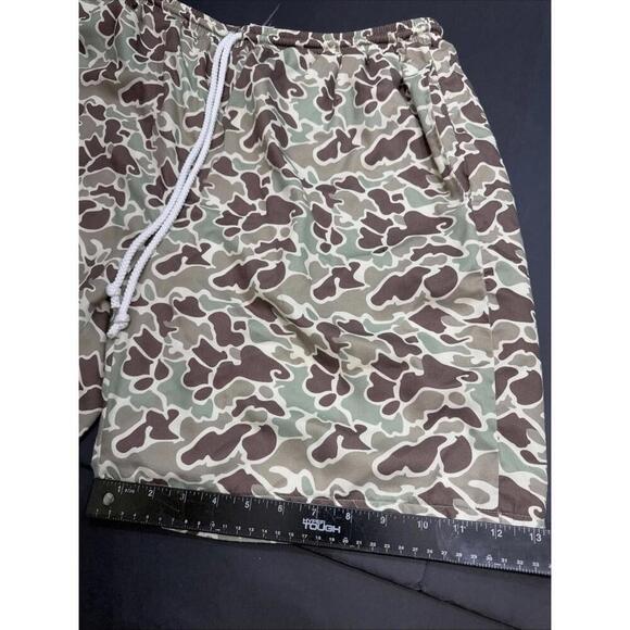 Southern Sass Smocks Preppy Classic Camoflage Elastic Drawstring Men's Shorts 2X - Picture 2 of 11